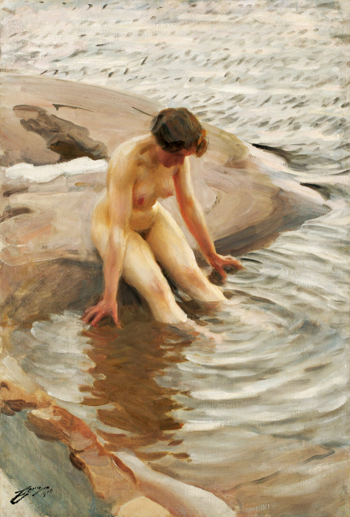  安德斯·莱奥纳德·佐恩 Anders Leonard Zorn —— 嬉水